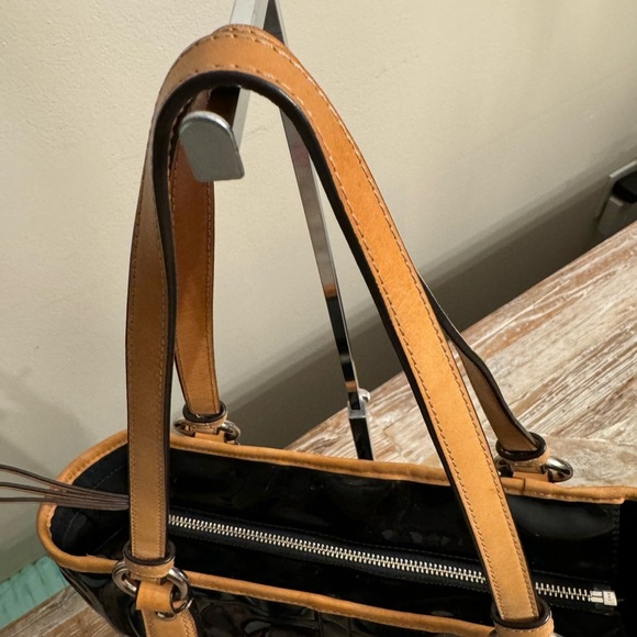 - Coach Patent leather shoulder purse with wristlet bundle! - Picture 6 of 16